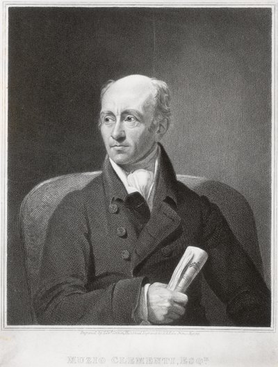 Muzio Clementi (1752-1832), pianista e compositore italiano, inciso da Edward Scriven (1775-1841) da James Lonsdale